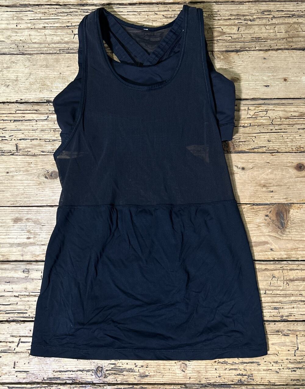 Lululemon Women’s Size 6 Black Fast As Light 2 in 1 Tank
